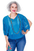 Bluza dantela turquoise  Liza Panait Liza Panait Online Boutique